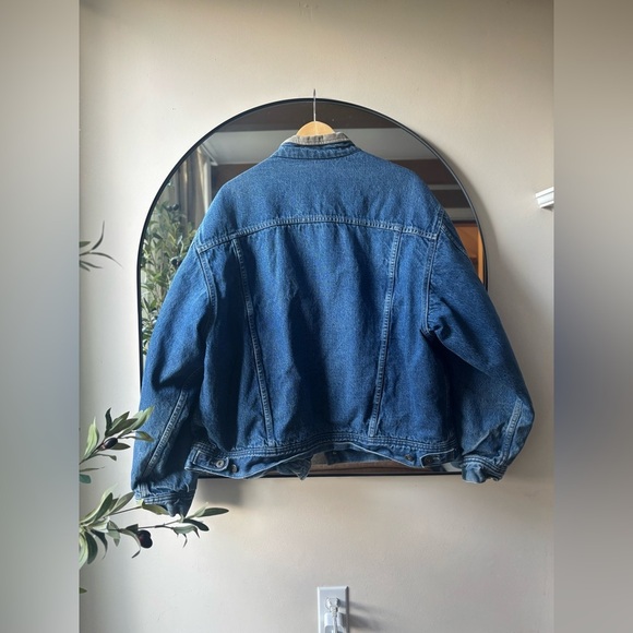 VTG | Denver Hayes quilt lined denim jacket with corduroy collar | size XL - Picture 2 of 5